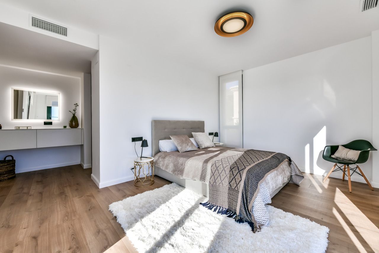 decoracion de dormitorio en tonos pastel